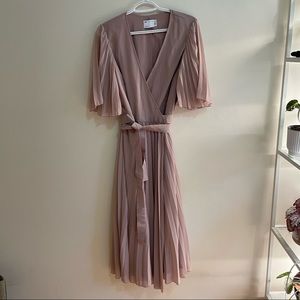 ASOS curve midi wrap dress